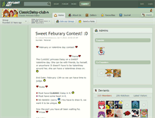 Tablet Screenshot of classicdaisy-club.deviantart.com