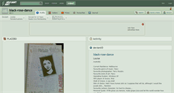 Desktop Screenshot of black-rose-dance.deviantart.com