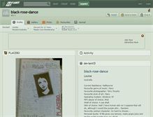 Tablet Screenshot of black-rose-dance.deviantart.com