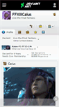 Mobile Screenshot of ffxiiicaius.deviantart.com