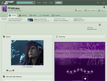 Tablet Screenshot of ffxiiicaius.deviantart.com