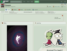 Tablet Screenshot of chocann.deviantart.com
