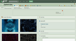 Desktop Screenshot of euphoric-eyes.deviantart.com