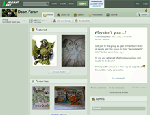 Tablet Screenshot of doom-fans.deviantart.com