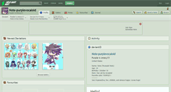 Desktop Screenshot of note-purplevocaloid.deviantart.com