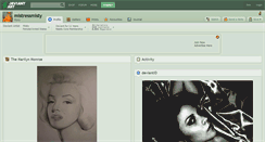 Desktop Screenshot of mistressmisty.deviantart.com