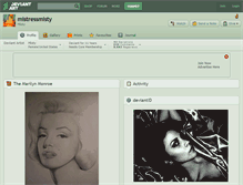 Tablet Screenshot of mistressmisty.deviantart.com