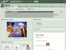 Tablet Screenshot of ddrhero.deviantart.com