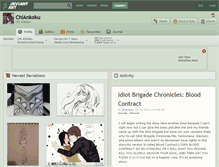 Tablet Screenshot of chiankoku.deviantart.com