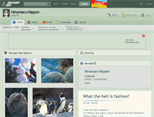 Tablet Screenshot of hinomaru-nippon.deviantart.com