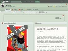 Tablet Screenshot of fanwrks.deviantart.com