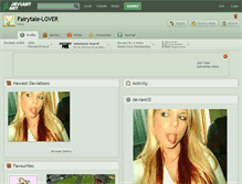 Tablet Screenshot of fairytale-lover.deviantart.com