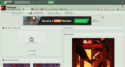 Desktop Screenshot of fatdragon.deviantart.com
