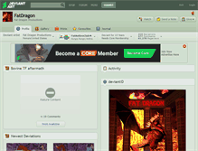 Tablet Screenshot of fatdragon.deviantart.com