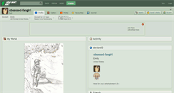 Desktop Screenshot of obsessed-fangirl.deviantart.com
