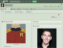 Tablet Screenshot of fourzerotwo.deviantart.com