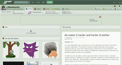 Desktop Screenshot of littlealiengirl.deviantart.com