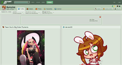 Desktop Screenshot of bunnyloz.deviantart.com