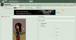 Desktop Screenshot of chrissytiki.deviantart.com