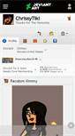 Mobile Screenshot of chrissytiki.deviantart.com