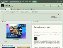 Tablet Screenshot of popsilog.deviantart.com