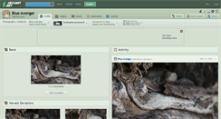 Desktop Screenshot of blue-avenger.deviantart.com
