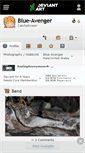 Mobile Screenshot of blue-avenger.deviantart.com
