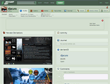 Tablet Screenshot of djacura.deviantart.com