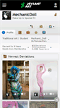Mobile Screenshot of mechanicdoll.deviantart.com