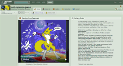 Desktop Screenshot of anti-renamon-porn.deviantart.com