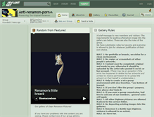Tablet Screenshot of anti-renamon-porn.deviantart.com