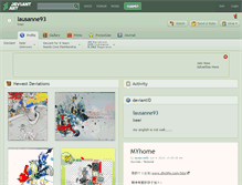 Tablet Screenshot of lausanne93.deviantart.com