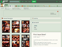 Tablet Screenshot of jhoh.deviantart.com