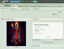 Tablet Screenshot of drslouch.deviantart.com