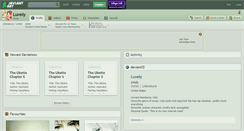 Desktop Screenshot of luvely.deviantart.com