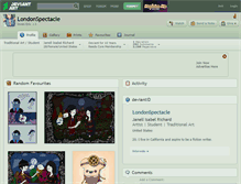 Tablet Screenshot of londonspectacle.deviantart.com