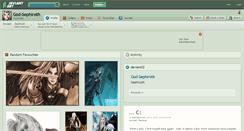 Desktop Screenshot of god-sephiroth.deviantart.com