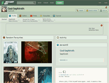 Tablet Screenshot of god-sephiroth.deviantart.com
