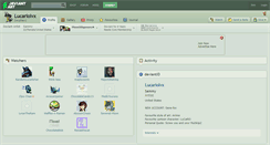 Desktop Screenshot of lucariolvx.deviantart.com