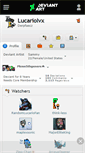 Mobile Screenshot of lucariolvx.deviantart.com