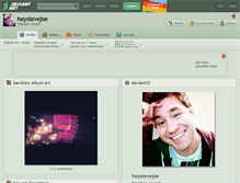 Tablet Screenshot of heystevejoe.deviantart.com