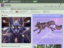 Tablet Screenshot of lunewen.deviantart.com