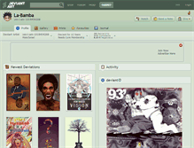 Tablet Screenshot of la-bamba.deviantart.com