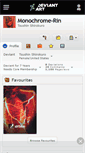 Mobile Screenshot of monochrome-rin.deviantart.com