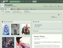 Tablet Screenshot of get-inspired.deviantart.com