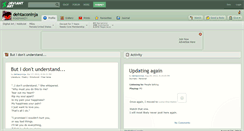 Desktop Screenshot of dehtaconinja.deviantart.com