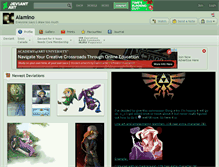 Tablet Screenshot of alamino.deviantart.com