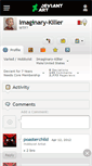 Mobile Screenshot of imaginary-killer.deviantart.com