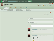 Tablet Screenshot of imaginary-killer.deviantart.com