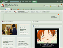 Tablet Screenshot of chibitalia-venetiano.deviantart.com